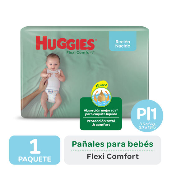 PAÑAL HUGGIES FLEXI COMFORT P x 50